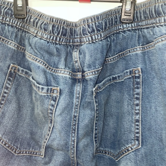 Lane Bryant Blue Relaxed Jeans with Elastic Waistband - Picture 9 of 11
